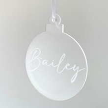 Load image into Gallery viewer, ACRYLIC CHRISTMAS BAUBLE - Gifts &amp; Design Co
