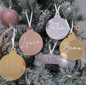 ACRYLIC CHRISTMAS BAUBLE - Gifts & Design Co