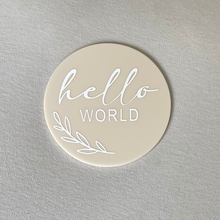 Load image into Gallery viewer, Hello World Leaf - Gifts &amp; Design Co
