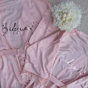 PERSONALISED BRIDAL ROBE