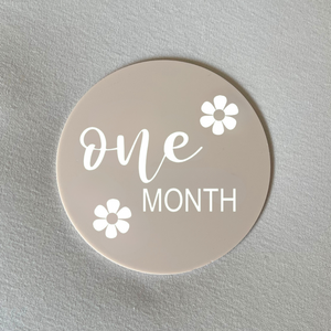 MILESTONE DISC SET ACRYLIC DAISIES