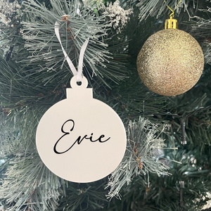 ACRYLIC CHRISTMAS BAUBLE - Gifts & Design Co