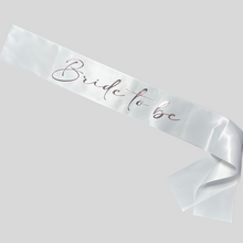 Load image into Gallery viewer, Bride to be Sash - Gifts &amp; Design Co
