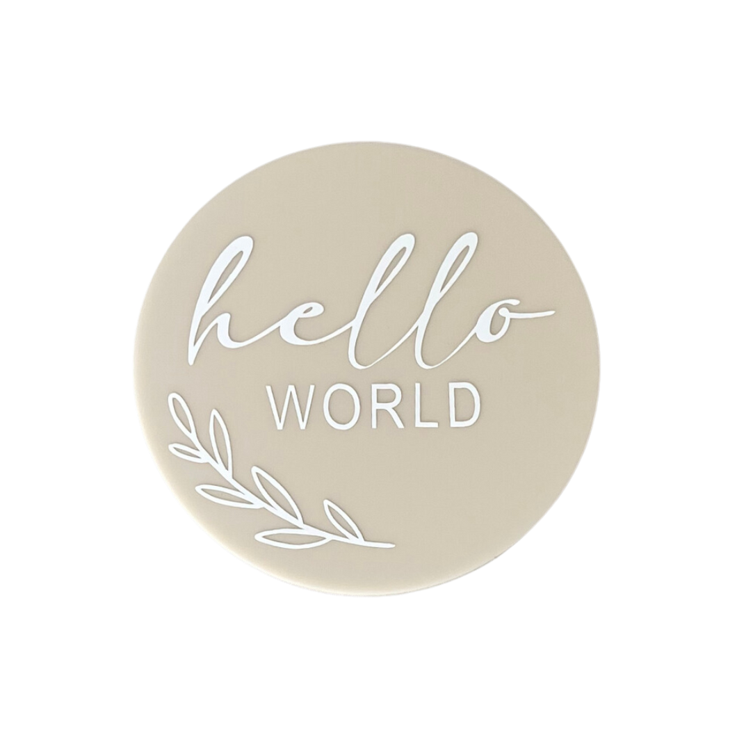 HELLO WORLD LEAF