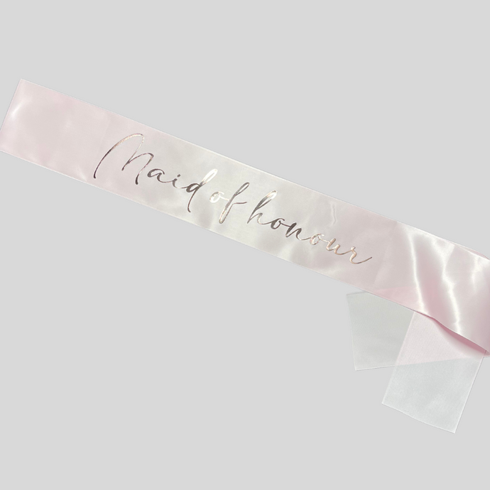 Maid of honour Sash - Gifts & Design Co