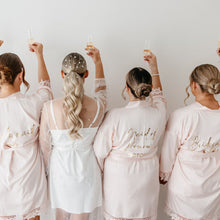 Load image into Gallery viewer, PERSONALISED BRIDAL ROBE WITH NAME
