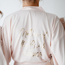 Load image into Gallery viewer, PERSONALISED BRIDAL ROBE WITH NAME
