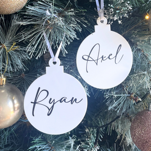 ACRYLIC CHRISTMAS BAUBLE - Gifts & Design Co