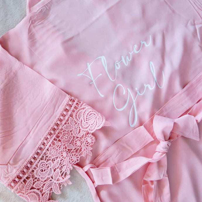 PERSONALISED FLOWER GIRL ROBE - Gifts & Design Co