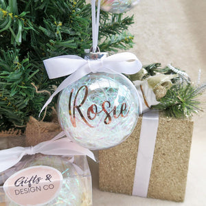 CHRISTMAS FILLED BAUBLE - Gifts & Design Co