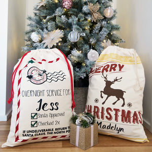 CHRISTMAS SACK OVERNIGHT SERVICE FOR - Gifts & Design Co