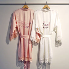 Load image into Gallery viewer, PERSONALISED BRIDAL ROBE WITH NAME - Gifts &amp; Design Co
