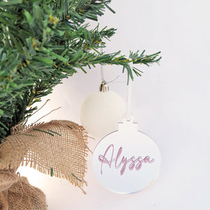 ACRYLIC CHRISTMAS BAUBLE - Gifts & Design Co