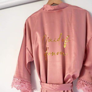 PERSONALISED BRIDAL ROBE - Gifts & Design Co