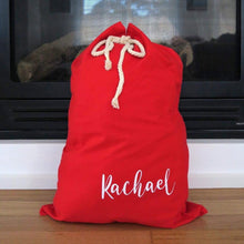 Load image into Gallery viewer, LUXE CHRISTMAS SACK RED - Gifts &amp; Design Co
