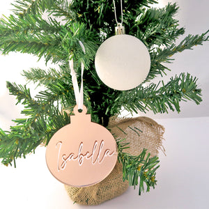 ACRYLIC CHRISTMAS BAUBLE - Gifts & Design Co